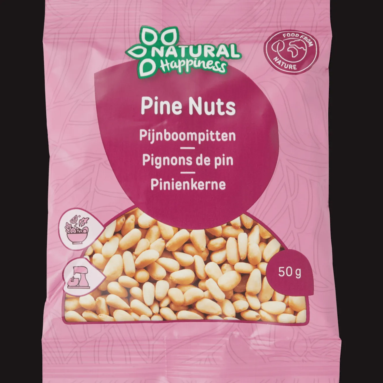 Action Lebensmittel<Natural Happiness Pinienkerne