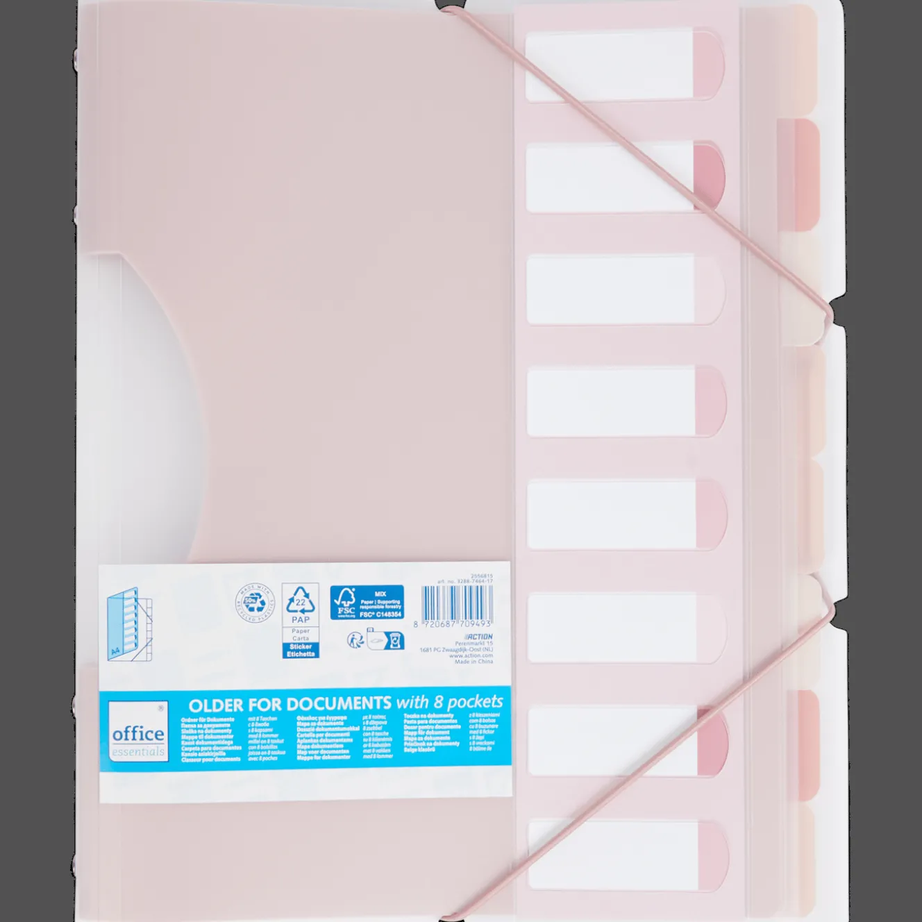 Office Essentials Ordner & Schnellhefter<Fächermappe A4