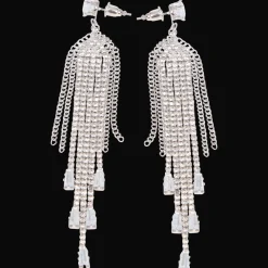 Action Uhren & Schmuck<Ohrringe mit Glitzersteinchen