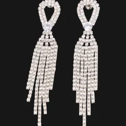Action Uhren & Schmuck<Ohrringe mit Glitzersteinchen