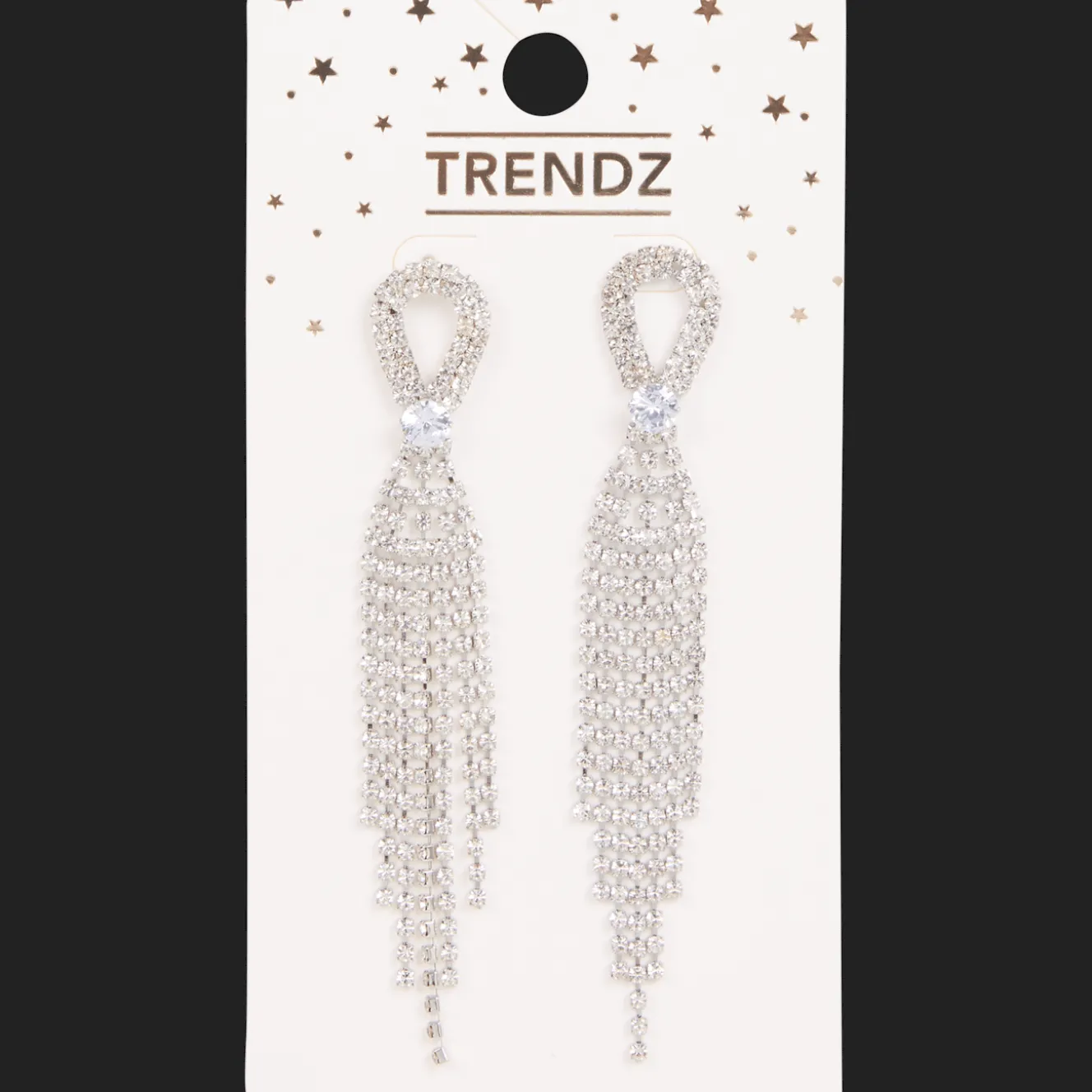 Action Uhren & Schmuck<Ohrringe mit Glitzersteinchen