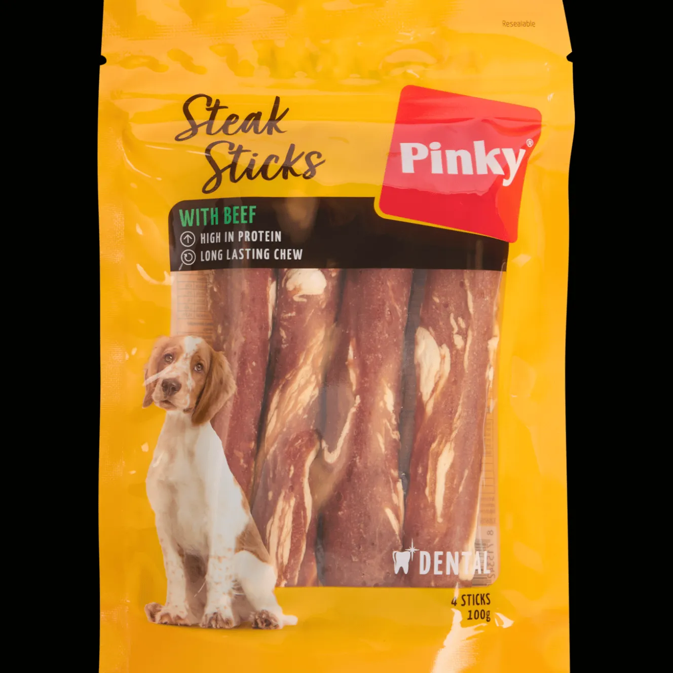Action Futtermittel<Pinky Steak Sticks Hundesnacks