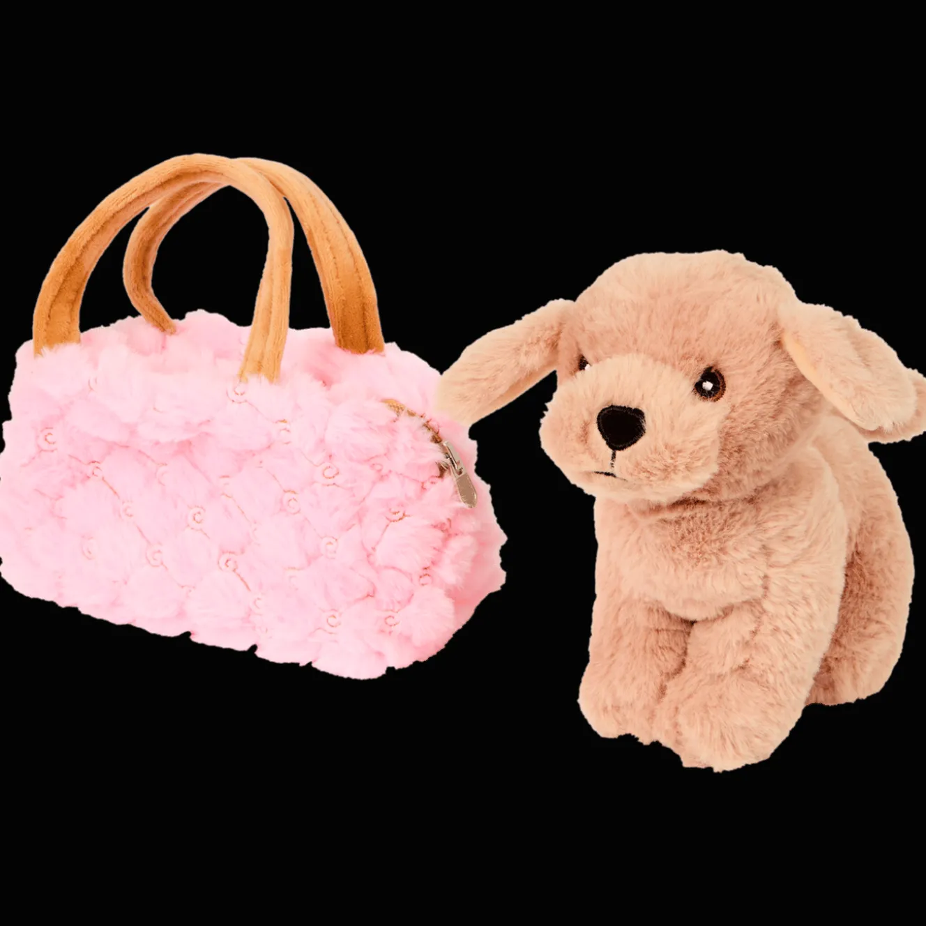 Action Kuscheltiere & Puppen<Plüschhund in Handtasche