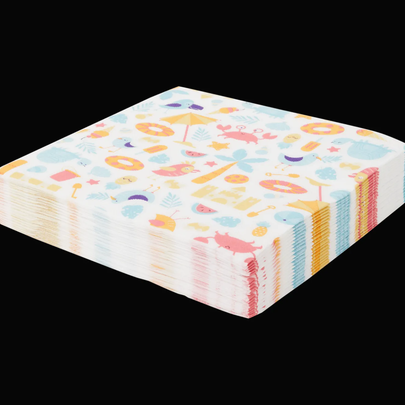 Action Tischdecken<Premium Servietten mit Sommermotiven