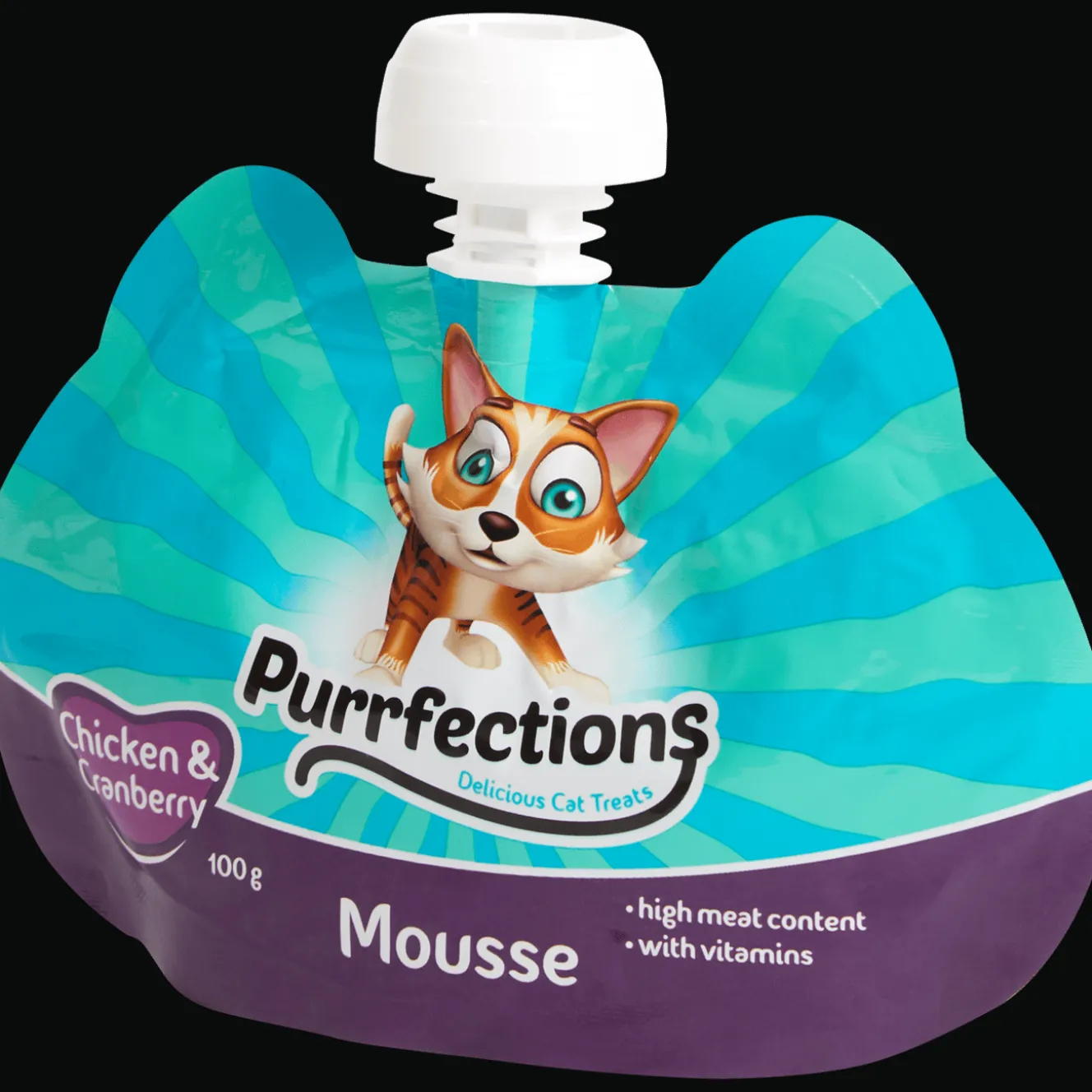 Action Futtermittel<Purrfections Katzenfutter Mousse