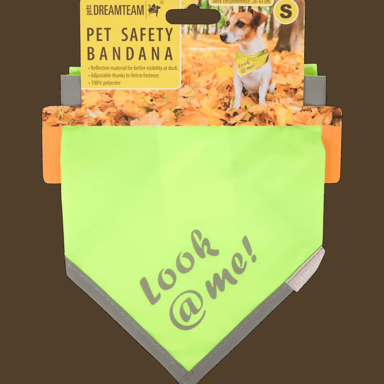 Action Pflege<Reflektierende Bandana für Hunde