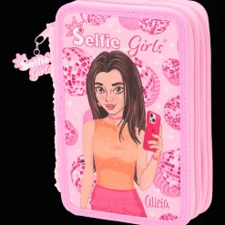 Action Schreibwaren<Selfie Girls Gefülltes Mäppchen