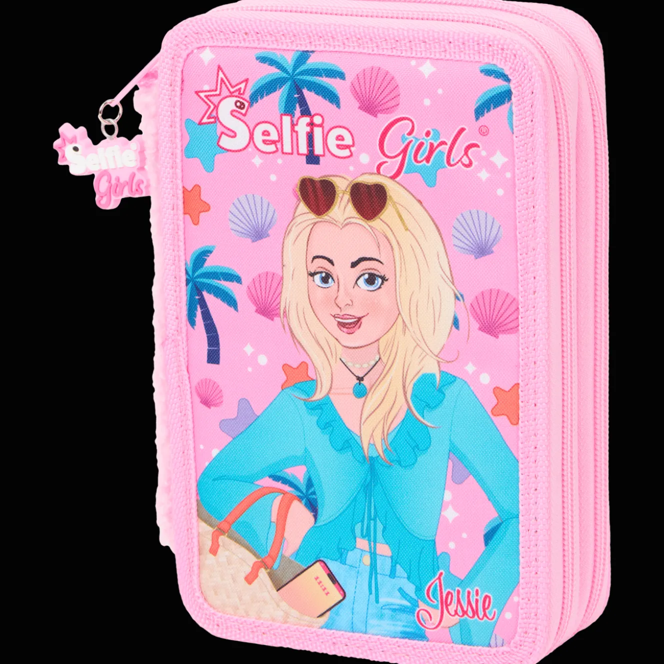 Action Schreibwaren<Selfie Girls Gefülltes Mäppchen