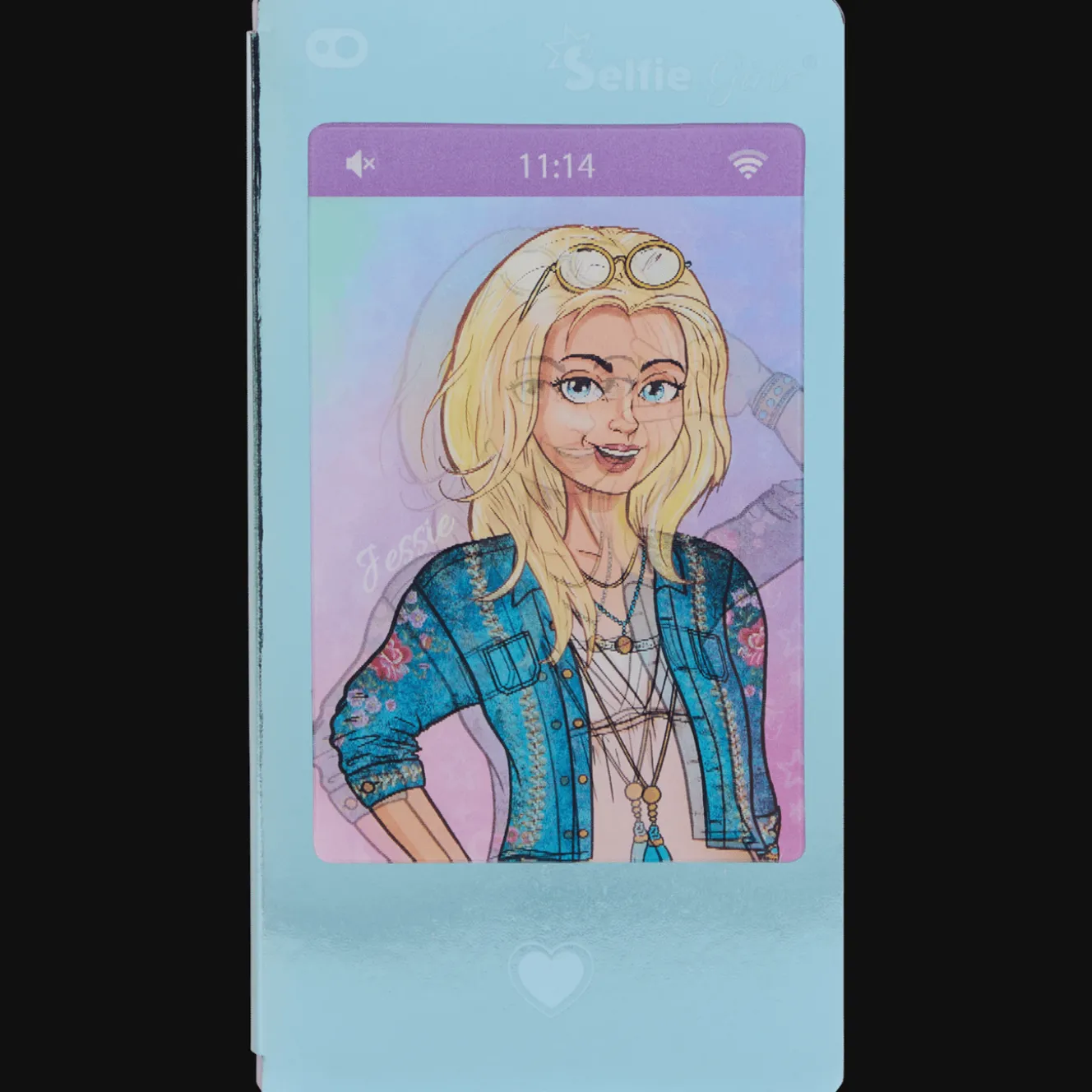 Action Basteln<Selfie Girls Smartphone-Notizblock