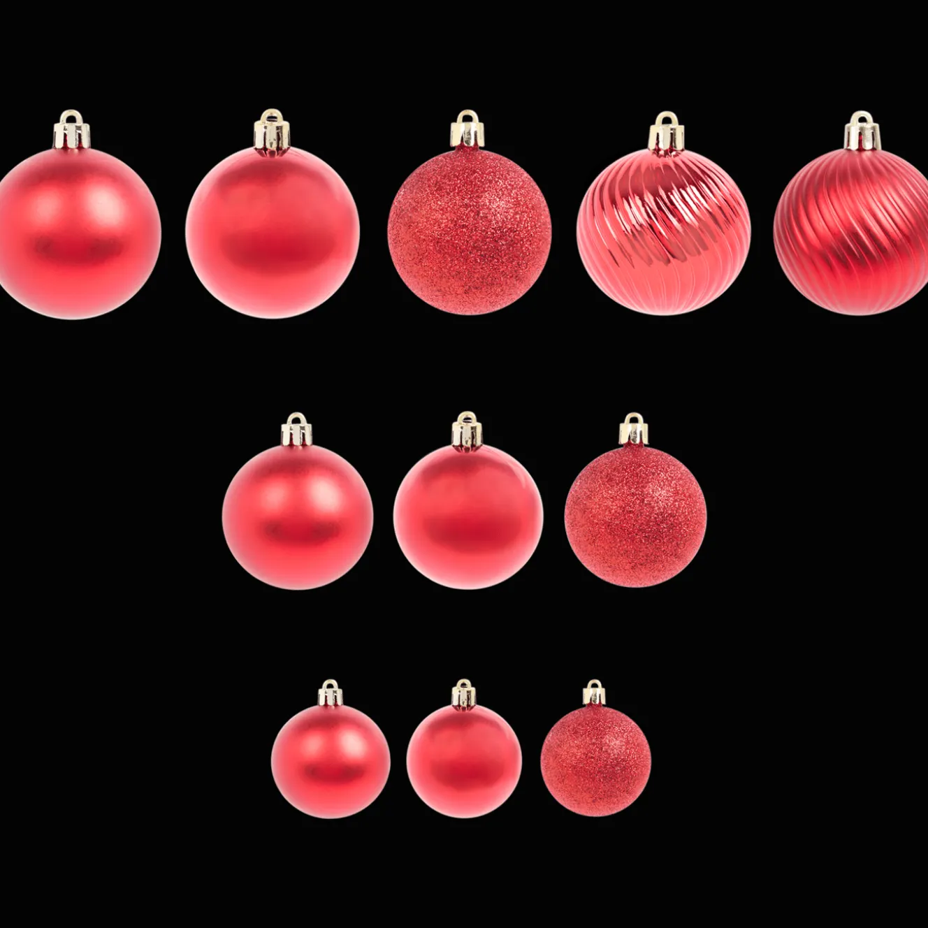 Action Saisondekoration<Set Weihnachtskugeln