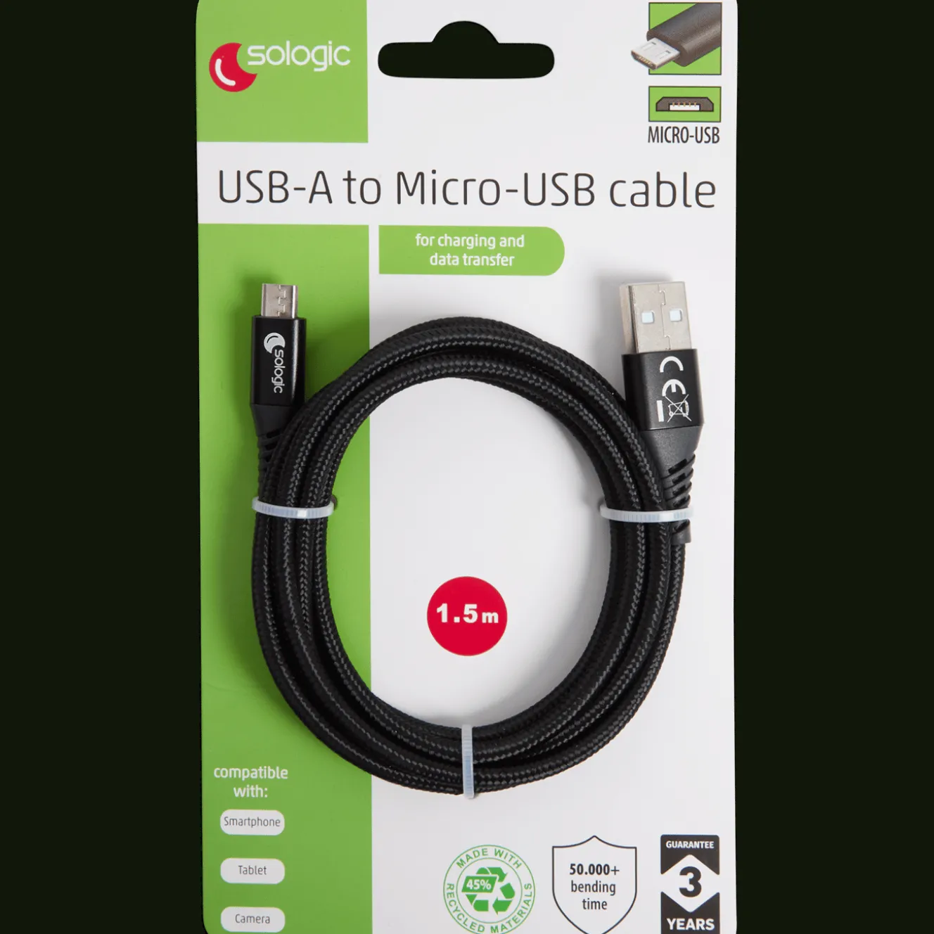 Action Kabel & Splitter<Sologic Daten- und Ladekabel Mikro-USB