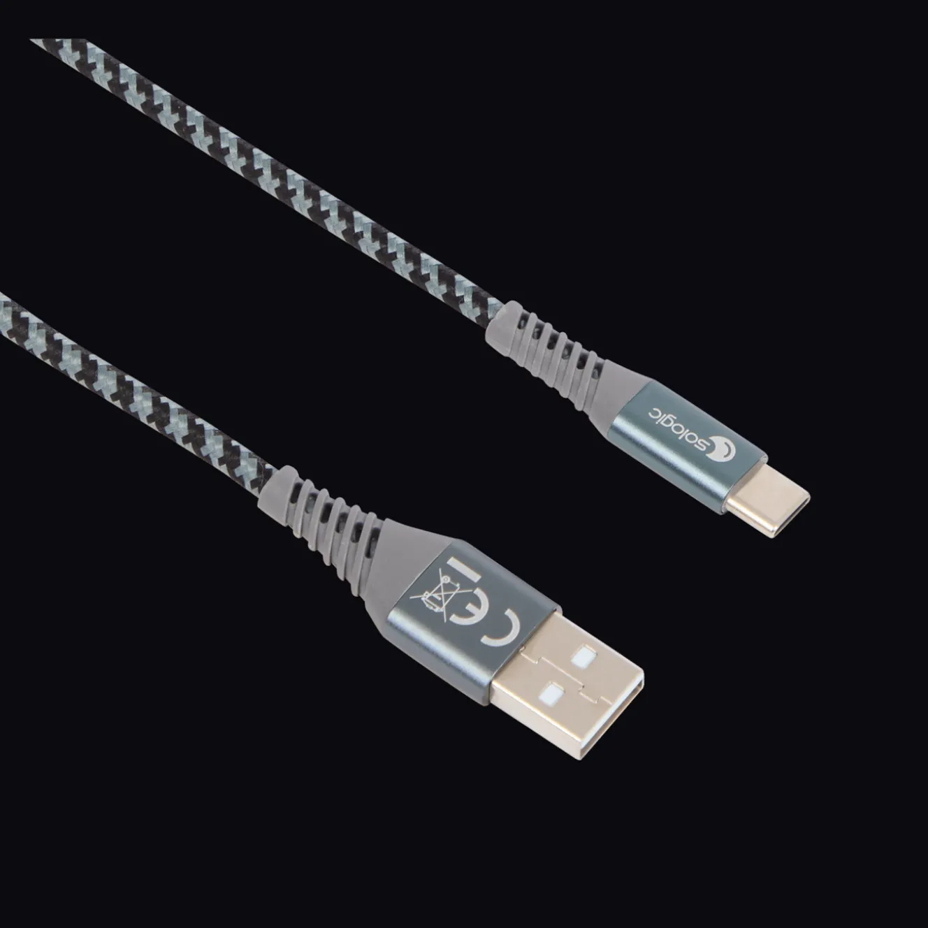 Action Kabel & Splitter<Sologic Daten- und Ladekabel USB-A zu USB-C