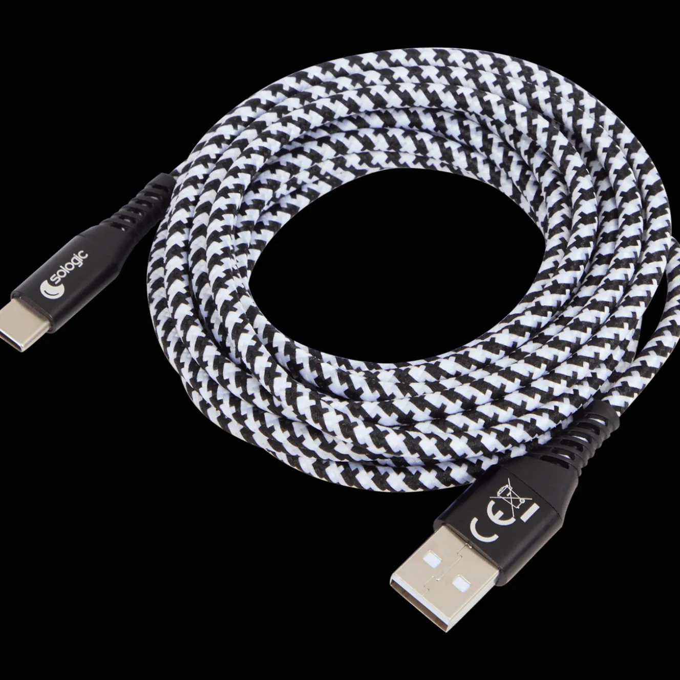 Action Kabel & Splitter<Sologic Daten- und Ladekabel USB-A zu USB-C