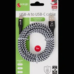 Action Kabel & Splitter<Sologic Daten- und Ladekabel USB-A zu USB-C