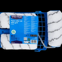 Spectrum Malerbedarf<Farbroller-Set mit Abstreifgitter