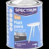 Spectrum Farbe<2-in-1 Acryllack Matt Schwarz