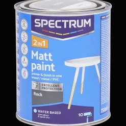 Spectrum Farbe<2-in-1 Acryllack Matt Rock