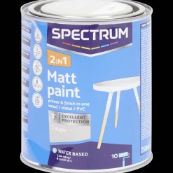 Spectrum Farbe<2-in-1 Acryllack Matt Taupe
