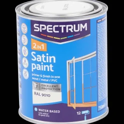 Spectrum Farbe<2-in-1 Seidenglanzlack RAL 9010
