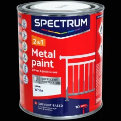 Spectrum Farbe<Metalllack Hochglanz Weiß