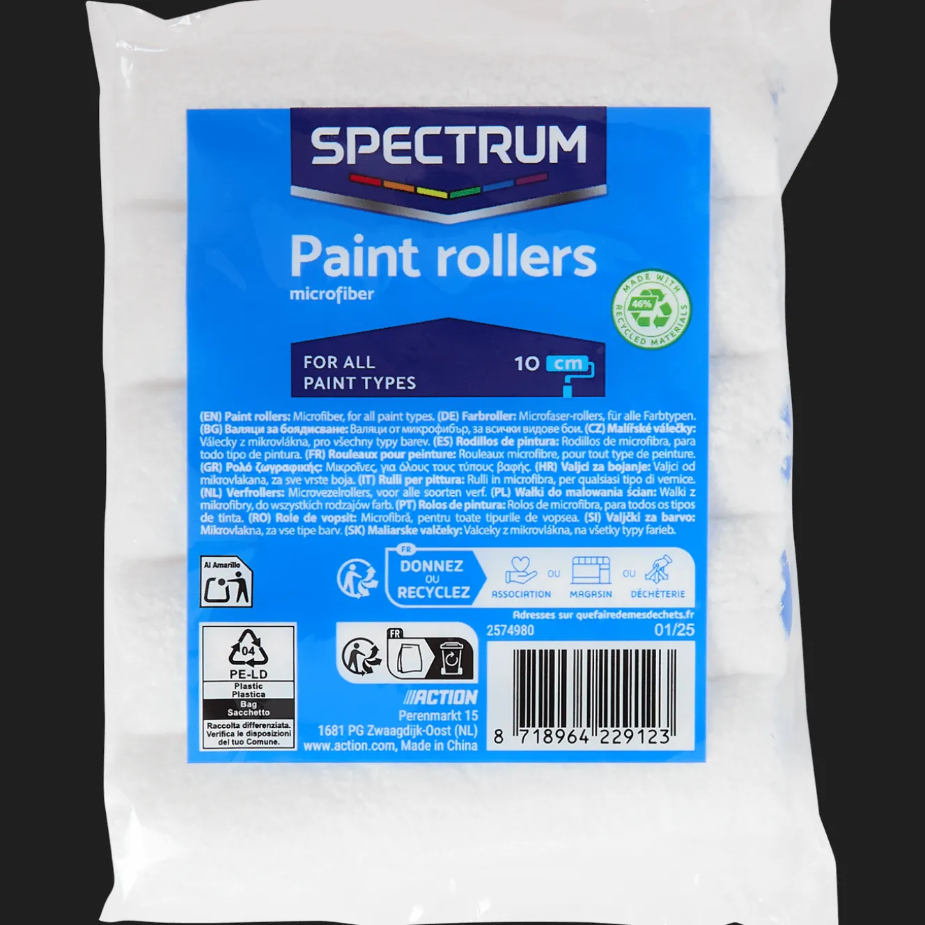Spectrum Malerbedarf<Mikrofaser-Farbwalzen