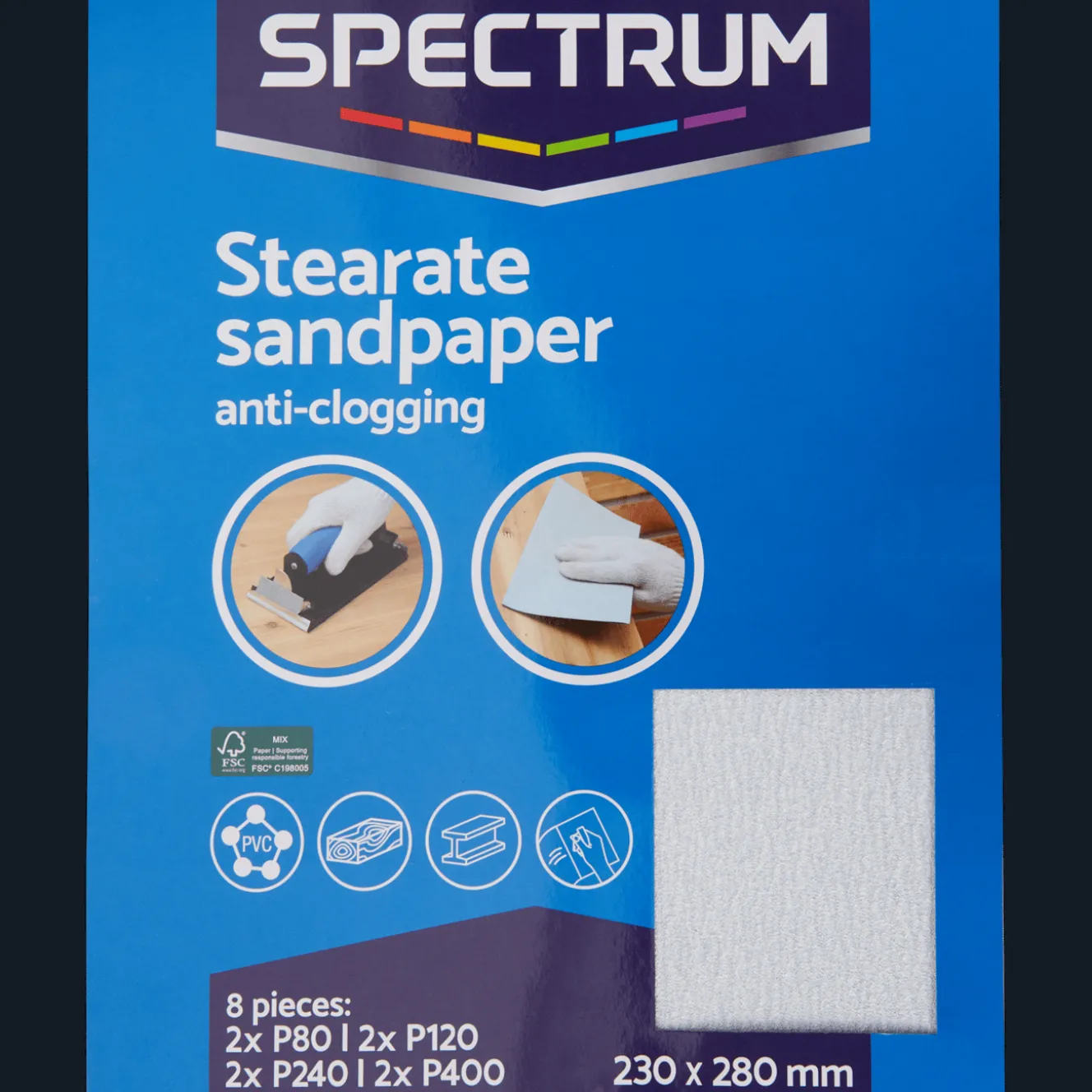 Spectrum Werkzeug<Schleifpapier-Set