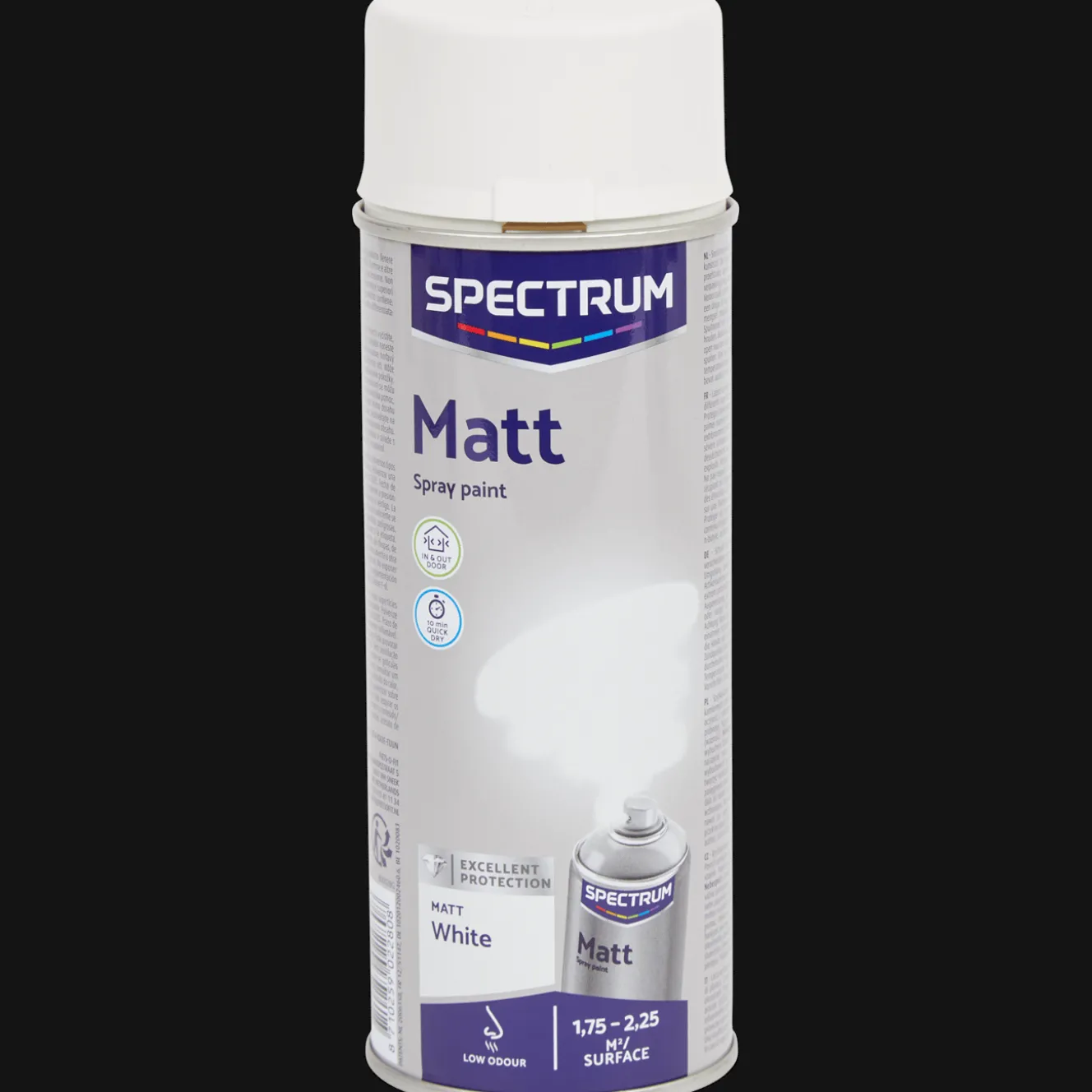 Spectrum Farbe<Sprühfarbe Mattweiß