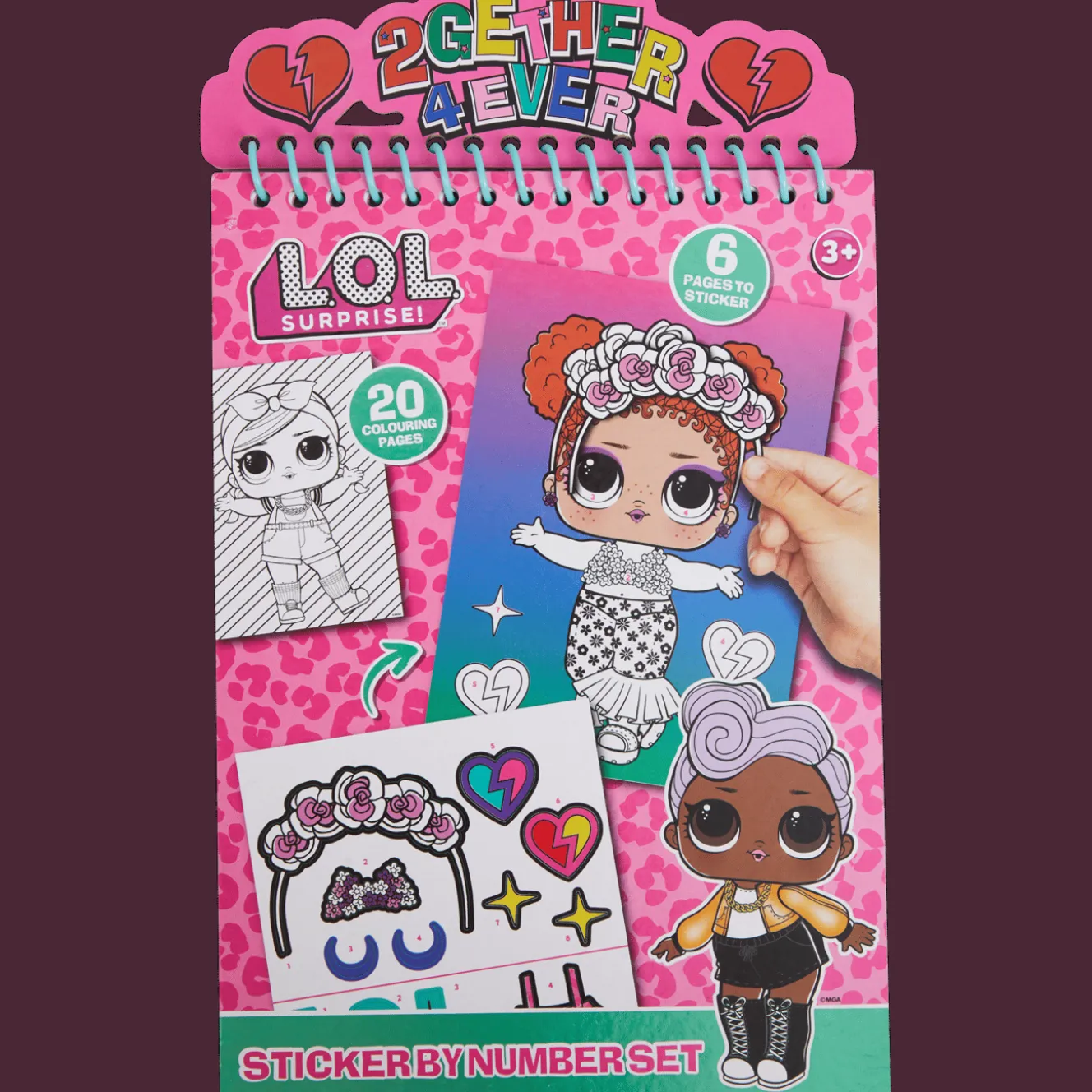 Action Ausmalen & Zeichnen<Sticker nach Zahlen