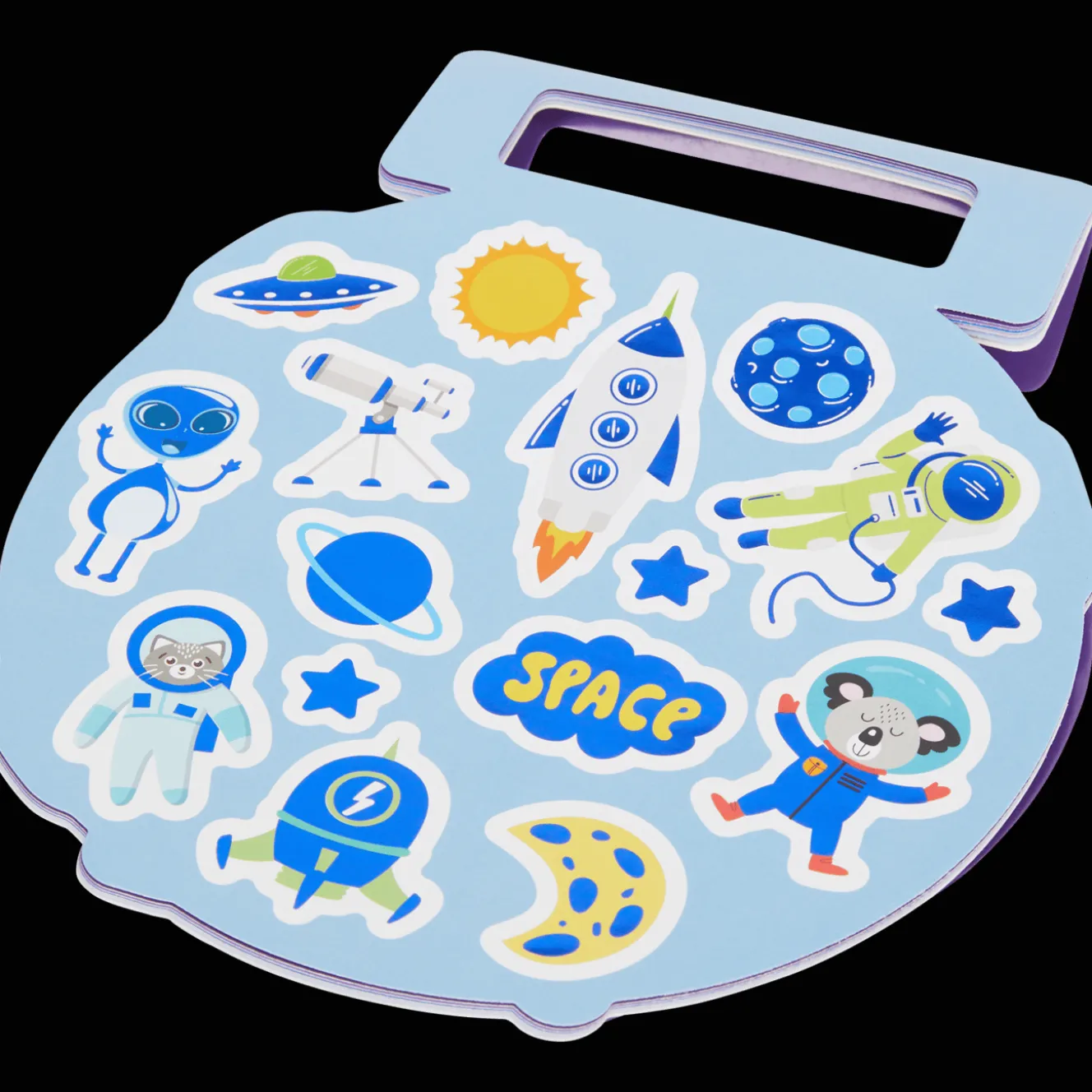 Action Basteln<Stickerbuch