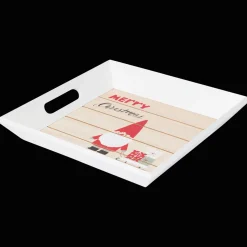 Action Saisondekoration<Tablett mit Weihnachtsmotiv