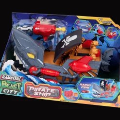 Action Fahrzeuge<Teamsterz Beast City Piratenschiff