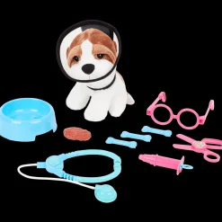 Action Kuscheltiere & Puppen<Tierarzt-Spielset mit Welpe