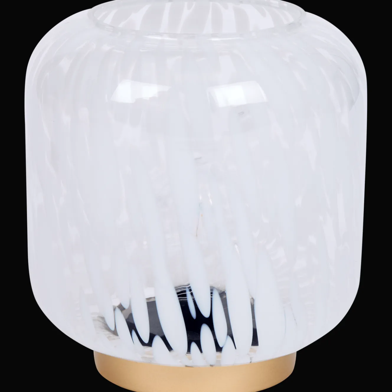 Action Lampen<Tischlampe aus Glas