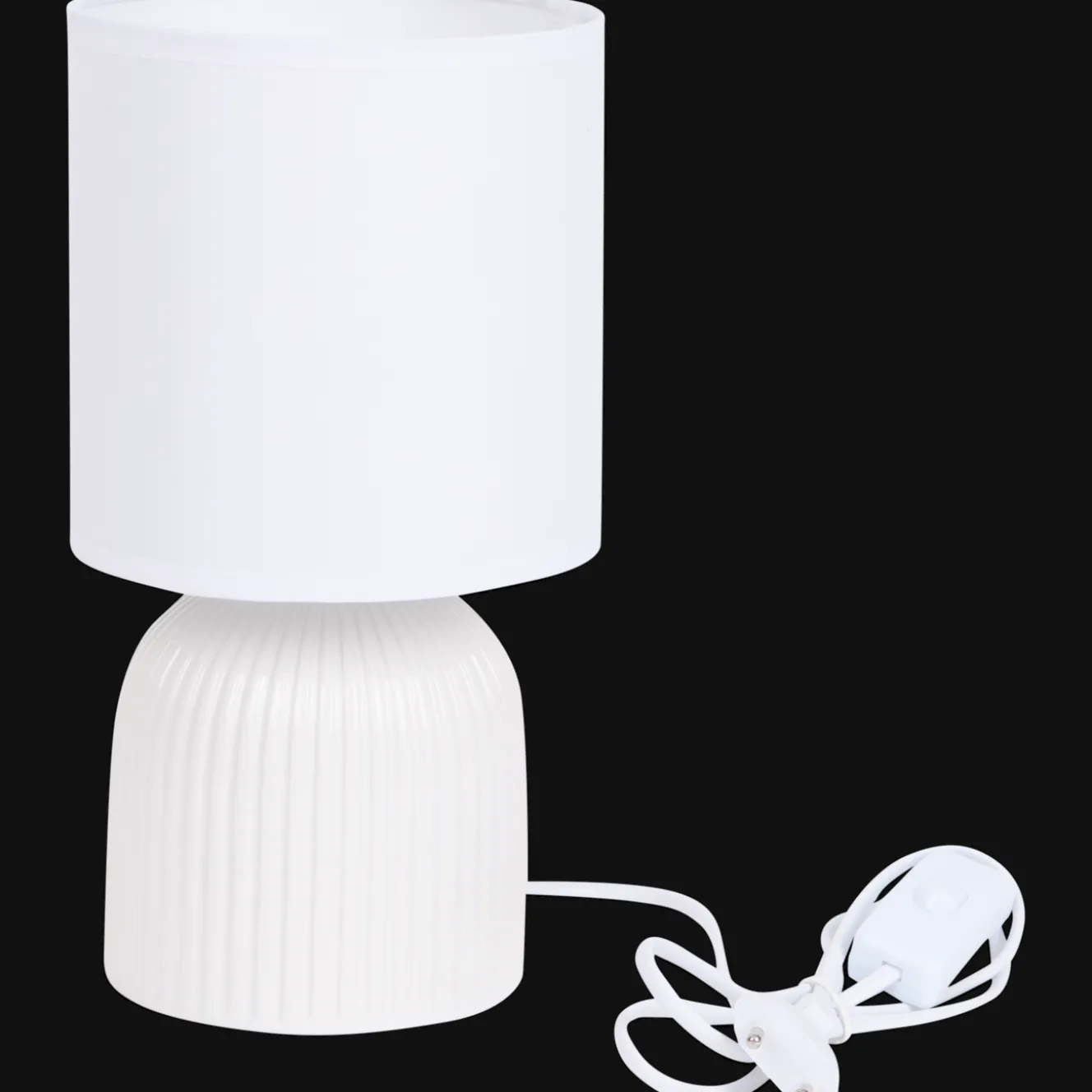 Action Lampen<Tischlampe mit Keramikfuß
