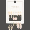 Action Uhren & Schmuck<Trendz Set mit vergoldeten Ohrringen