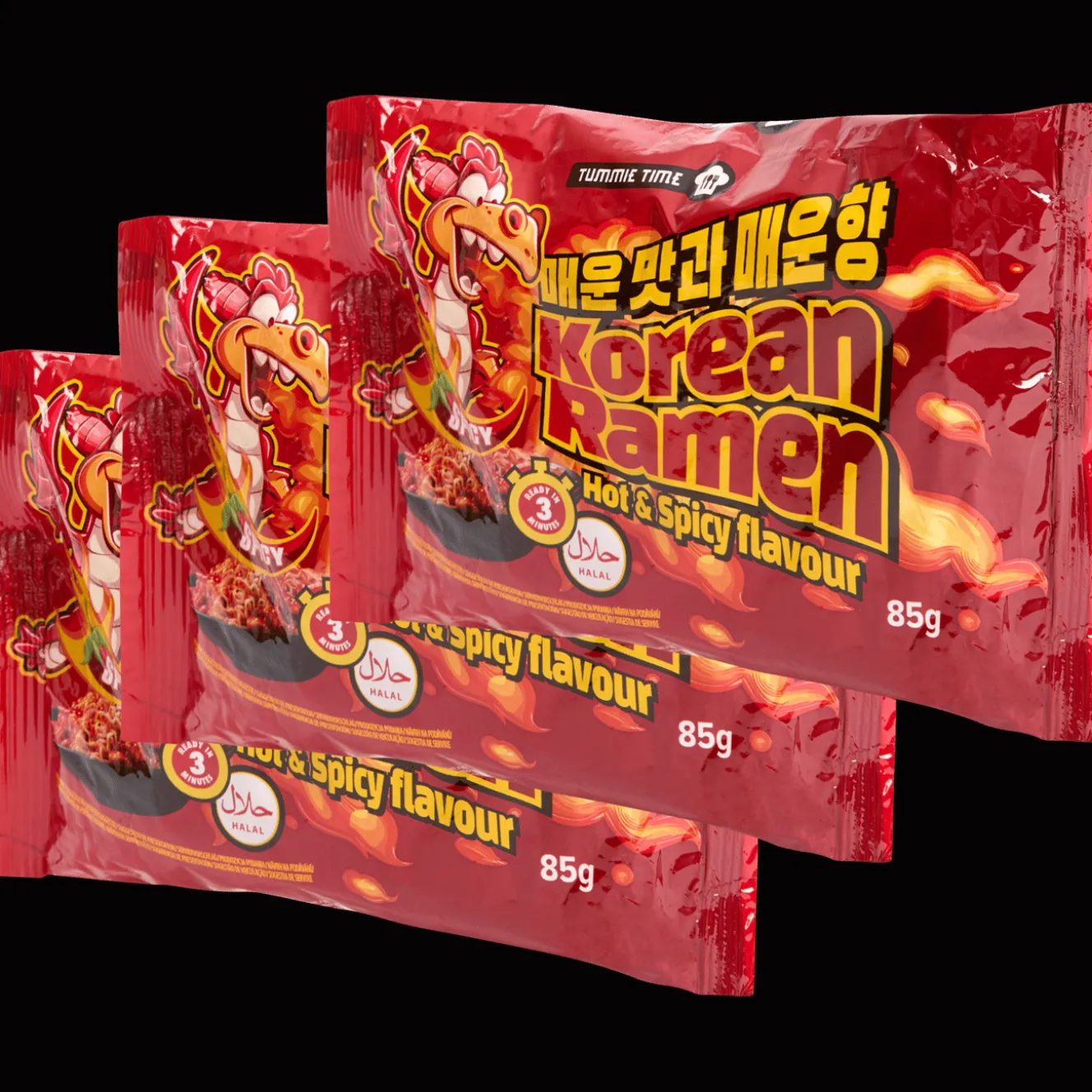 Action Lebensmittel<Tummie Time Korean Ramen Hot & Spicy