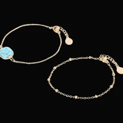 Action Uhren & Schmuck<Vergoldete Armbänder mit Edelstein