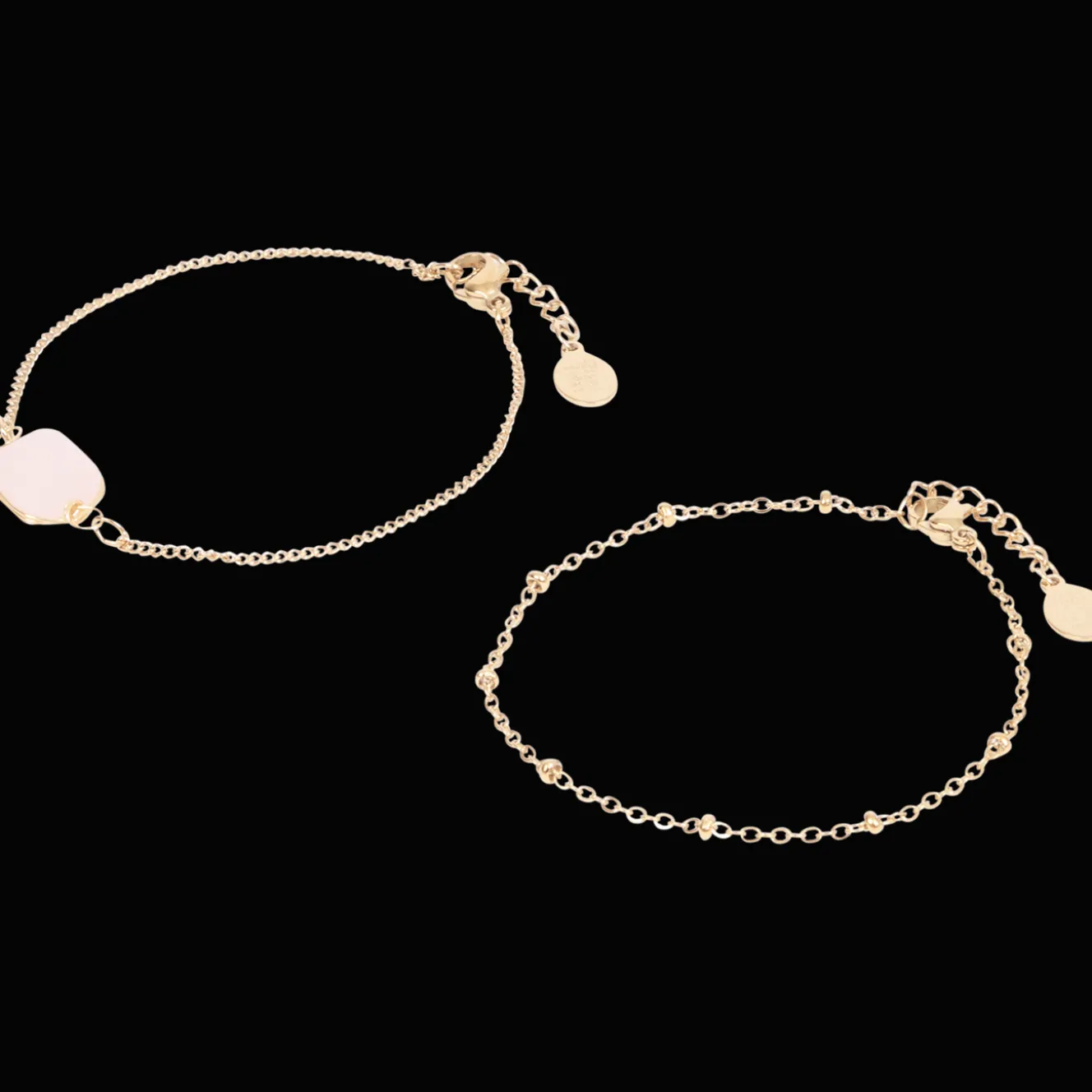 Action Uhren & Schmuck<Vergoldete Armbänder mit Edelstein