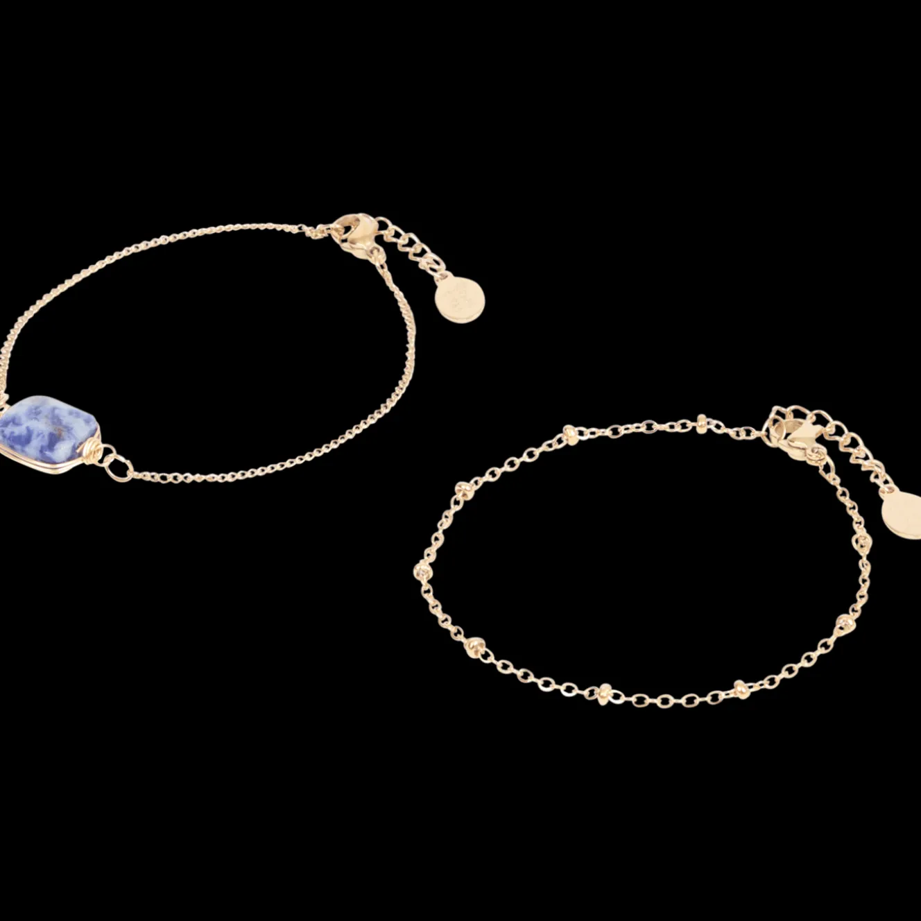 Action Uhren & Schmuck<Vergoldete Armbänder mit Edelstein