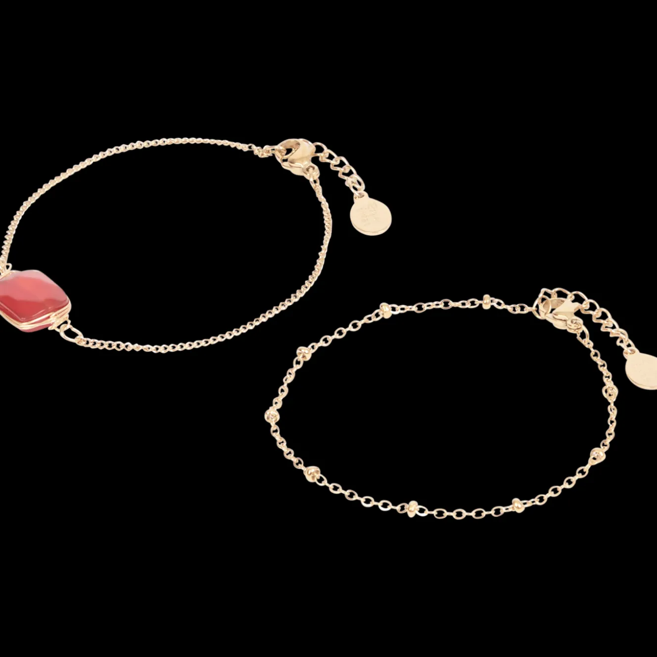 Action Uhren & Schmuck<Vergoldete Armbänder mit Edelstein