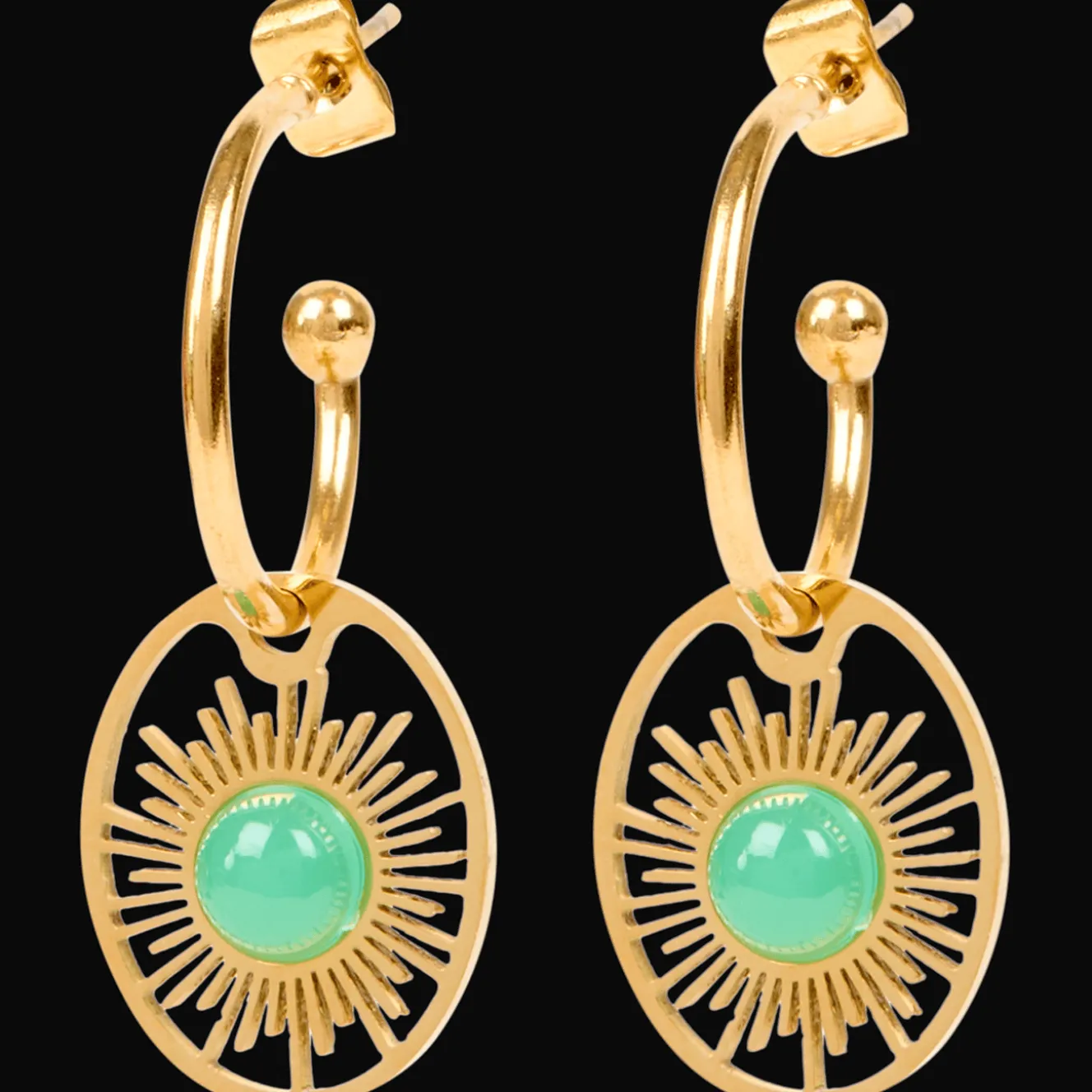 Action Uhren & Schmuck<Vergoldete Ohrringe