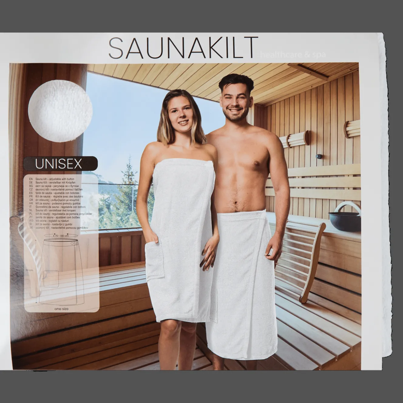 Action Badtextilien<Verstellbarer Saunakilt