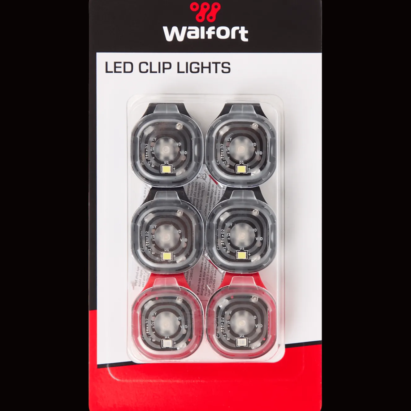 Walfort Fahrradzubehör<LED-Clip-Beleuchtung