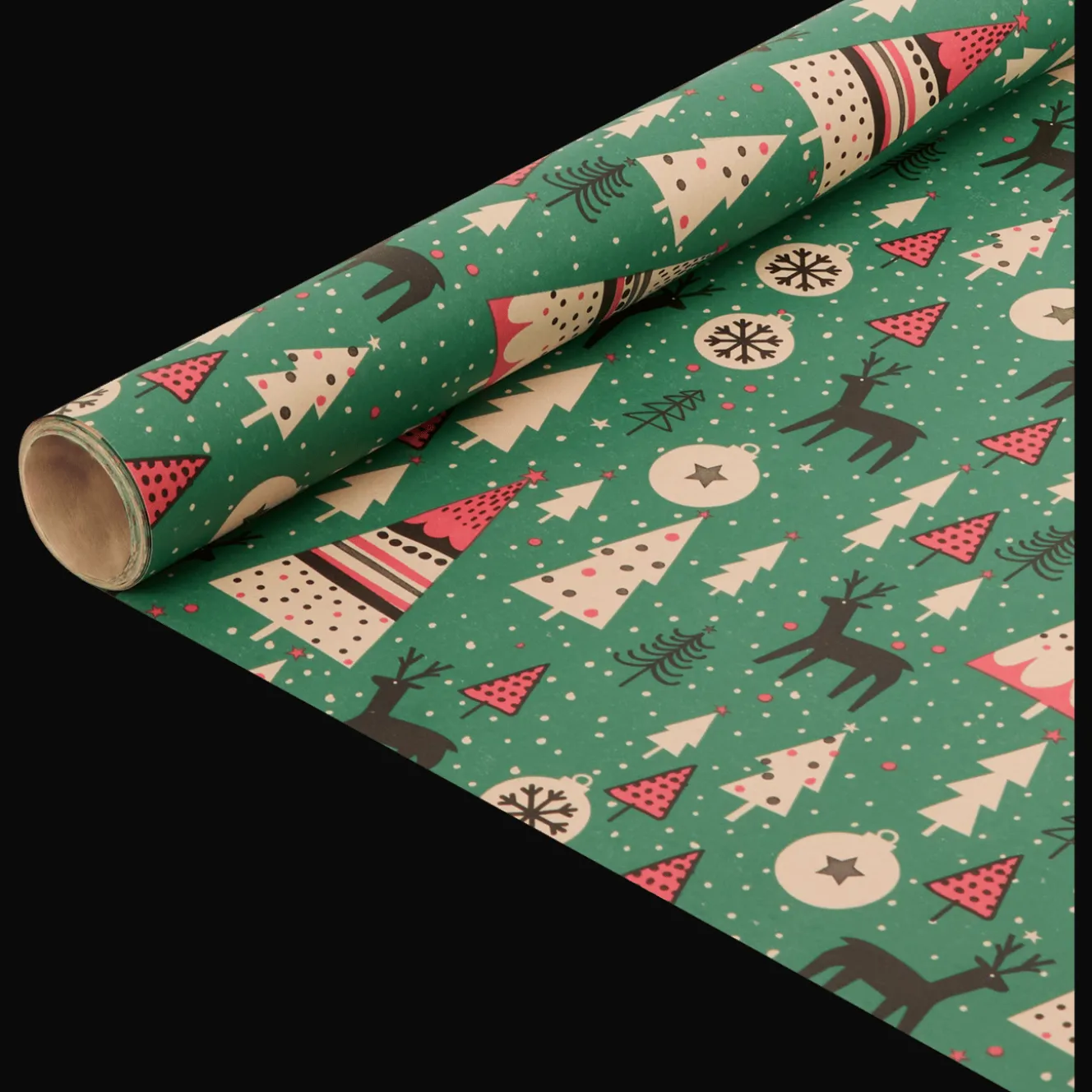 Action Geschenkverpackung<Weihnachtliches Geschenkpapier