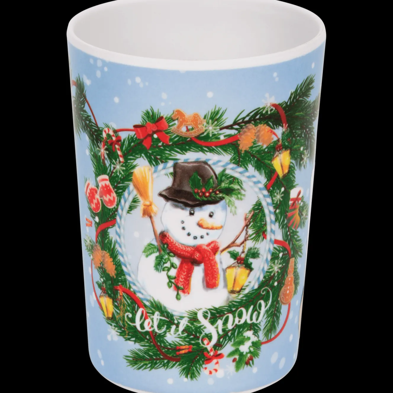 Action Geschirr<Weihnachtsbecher