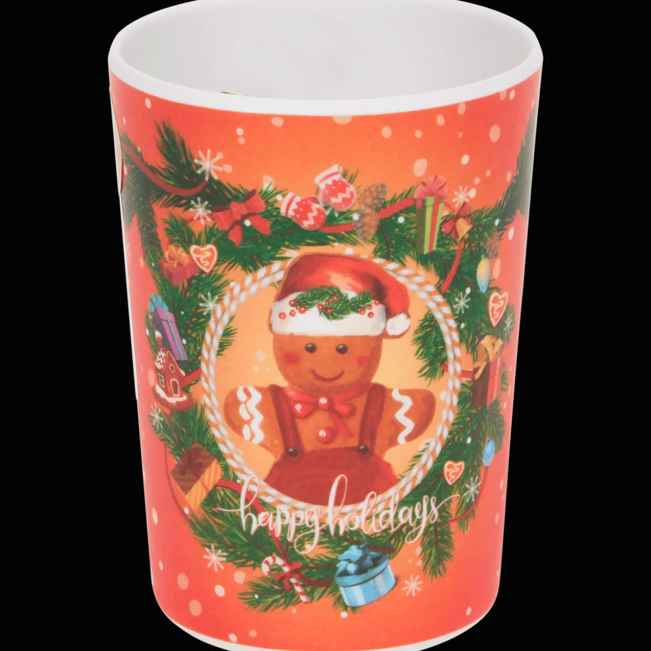 Action Geschirr<Weihnachtsbecher