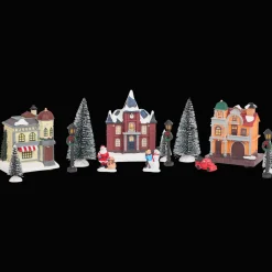 Action Saisondekoration<Weihnachtsdorf mit Beleuchtung
