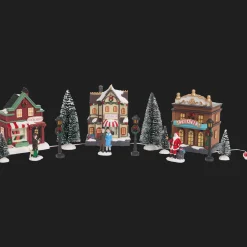 Action Saisondekoration<Weihnachtsdorf mit Beleuchtung