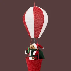 Action Saisondekoration<Weihnachtsfigur im Heißluftballon