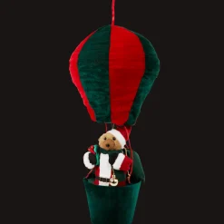 Action Saisondekoration<Weihnachtsfigur im Heißluftballon